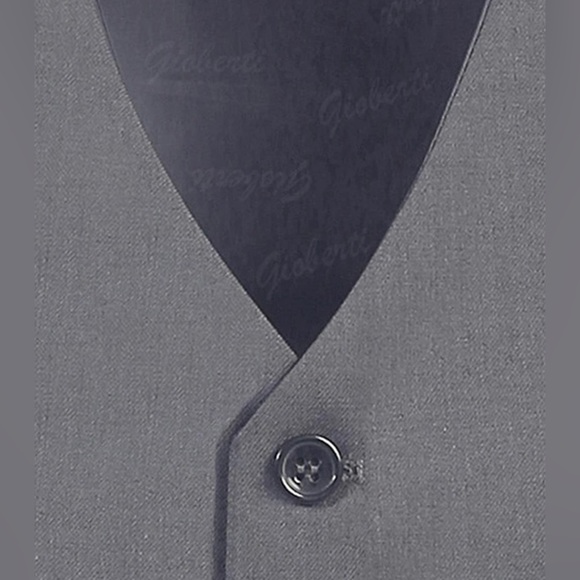 Gioberti Boy's 4 Button Formal Suit Vest size 6 color gray - Picture 4 of 10